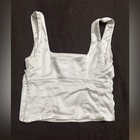 Aritzia Shine Satin Bustier - Picture 7 of 7